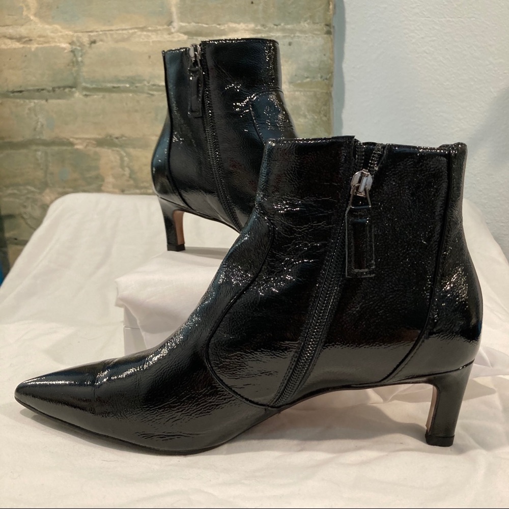 NWOT Aquatalia - ‘Marilisa’ Patent Leather Booties